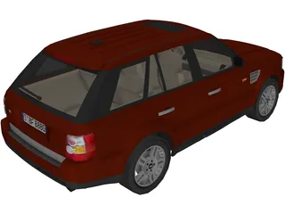 Range Rover Sport 3D Model preview