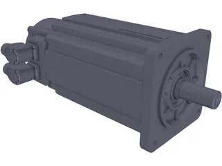 Bosch Rexroth Servo 3D Model preview