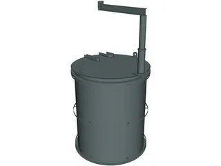 Mini Silos 3D Model preview