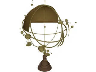 Globe 3D Model preview