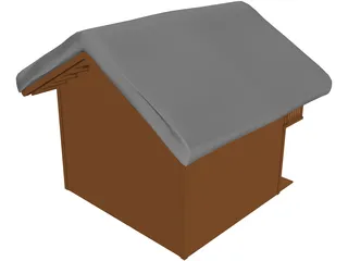 Timber Ski Chalet 3D Model preview