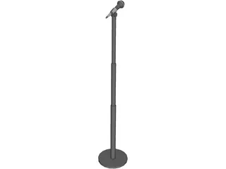 Audio Microphone 3D Model preview
