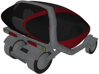 MIT POD Car 3D Model preview