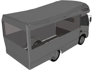 Camper Van 3D Model preview