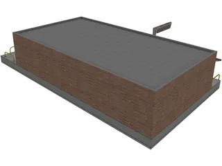 Depot Station 3D Model preview