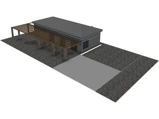 Country Restaurant 3D Model preview