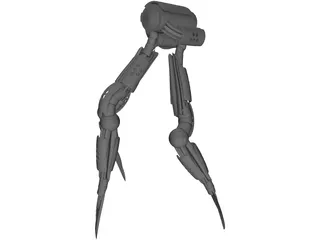 Robot Tripod Guerre des Mondes 3D Model preview