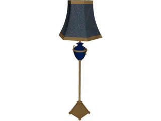 Floor Lamp 3D Model preview