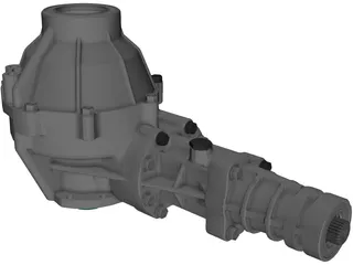 Transfer Gear Box 3D Model preview