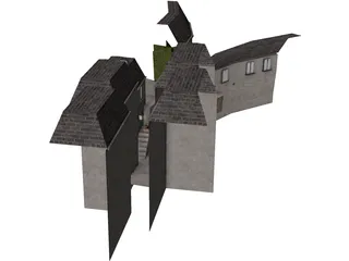 Village 3D Model preview