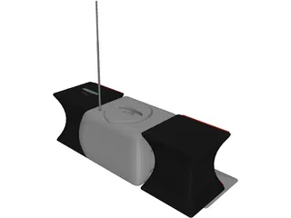Radio 3D Model preview
