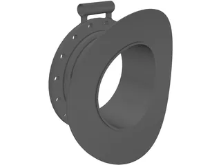 18inch Manhole Frange 3D Model preview