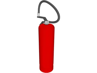 Fire Extinguisher 3D Model preview