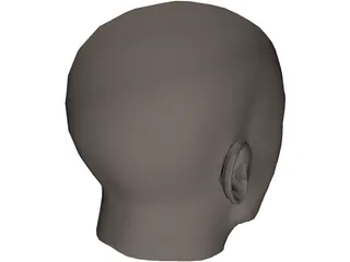 Head Human 3D Model preview