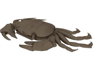 Asian Shore Crab 3D Model preview