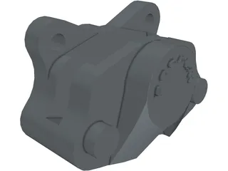 Brake Caliper Wilwood 3D Model preview