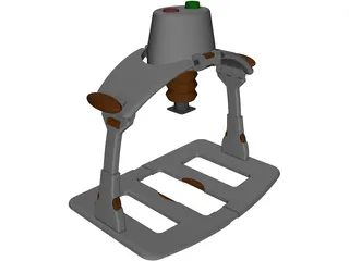 Chest Pump 3D Model preview