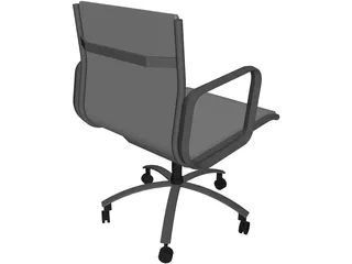Charles Eames Chair 3D Model preview