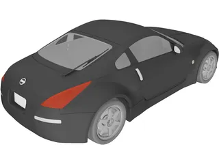 Nissan 350Z 3D Model preview