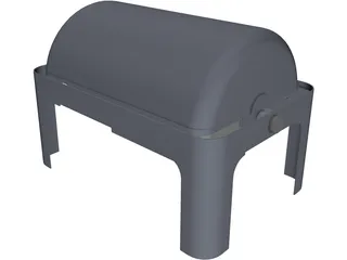 Chaffing Dish 3D Model preview
