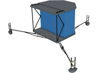 Philae Comet Probe (Rosetta Mission) 3D Model preview