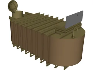 Below-Grade Control Vault 3D Model preview