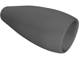 Pratt&Whitney 6124 Jet Engine 3D Model preview
