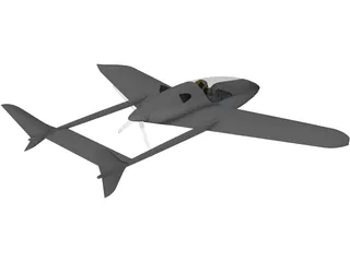Small Turbine Single Seater 3D Model preview