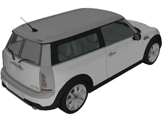 Mini Cooper S Clubman (2011) 3D Model preview