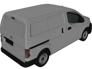 Nissan NV200 (2010) 3D Model preview