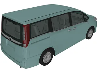 Toyota Esquire (2014) 3D Model preview
