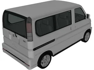 Honda Vamos (2012) 3D Model preview