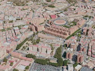 Almeria City, Spain (2020) 3D Model preview