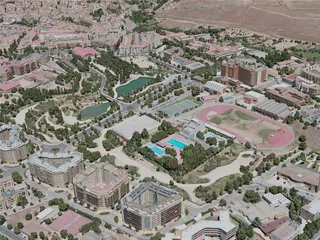 Caceres City, Spain (2020) 3D Model preview
