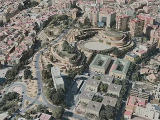 Huelva City, Spain (2020) 3D Model preview