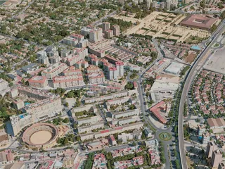 Jerez de la Frontera City, Spain (2020) 3D Model preview