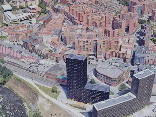 Bilbao City, Spain (2021) 3D Model preview