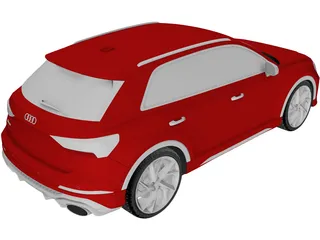 Audi RS Q3 (2020) 3D Model preview