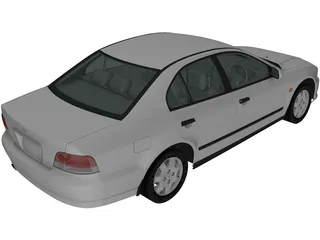 Mitsubishi Galant (1996) 3D Model preview