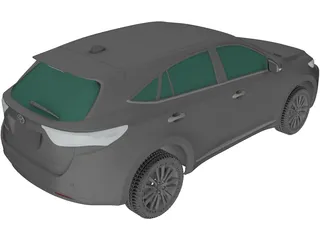 Toyota Harrier (2013) 3D Model preview