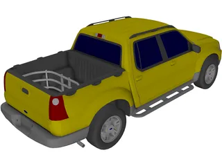 Ford Explorer Sport Trac (2003) 3D Model preview