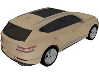 Genesis GV80 (2020) 3D Model preview
