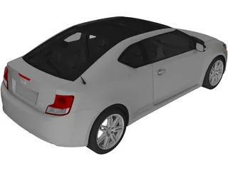 Scion tC (2012) 3D Model preview