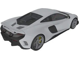 McLaren 675LT (2016) 3D Model preview