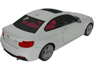 BMW M235i (2015) 3D Model preview