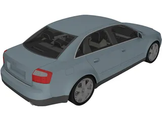 Audi A4 (2002) 3D Model preview