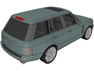 Range Rover Vogue (2004) 3D Model preview