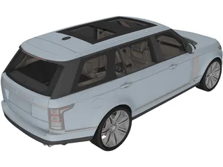 Range Rover Vogue (2013) 3D Model preview
