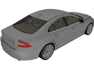 Volvo S80 (2007) 3D Model preview