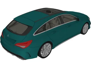 Mercedes-Benz CLA 250 Wagon (2015) 3D Model preview
